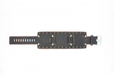 Fossil horlogeband JR-8985 Leder Bruin 22mm 