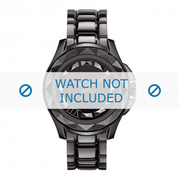 Horlogeband Karl Lagerfeld KL1001 Staal Zwart 20mm