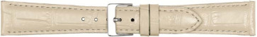 Horlogeband Poletto 454.19.14 Leder Ivoor 14mm