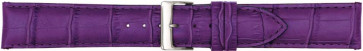 Horlogeband Poletto 454.17A.14 Leder Violet 14mm