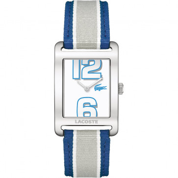 Horlogeband Lacoste 2000693 / LC-51-3-14-2261 Leder Blauw 20mm