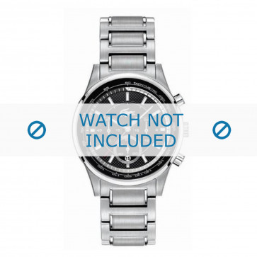 Lacoste horlogeband LC-21-1-14-0162 / 2010455 Staal Zilver
