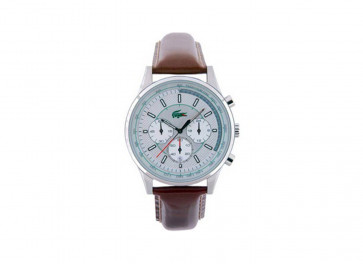 Lacoste horlogeband 2010457 / LC-21-1-14-0163 Leder Bruin 20mm + bruin stiksel