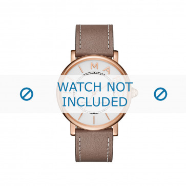 Horlogeband Marc by Marc Jacobs MJ1533 Leder Taupe 18mm