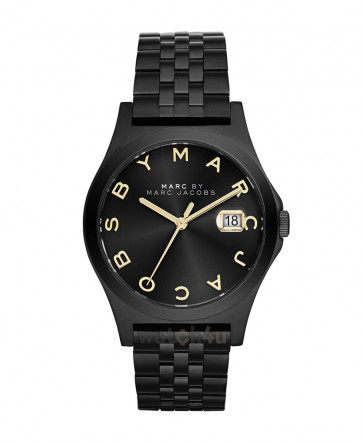 Horlogeband Marc by Marc Jacobs MBM3354 Staal Zwart 18mm