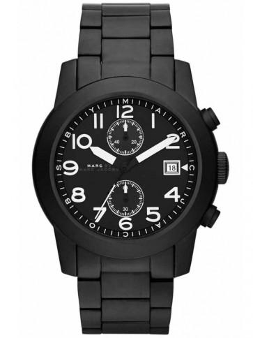Horlogeband Marc by Marc Jacobs MBM5052 Roestvrij staal (RVS) Zwart 24mm