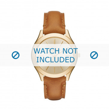Horlogeband Michael Kors MK2465 Leder Cognac 20mm