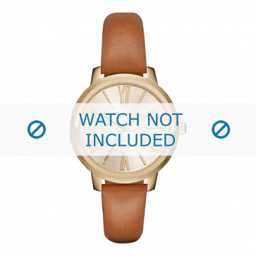 Michael Kors horlogeband MK2521 Leder Cognac 16mm