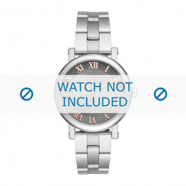 Michael Kors horlogeband MK3559 Staal Zilver 18mm