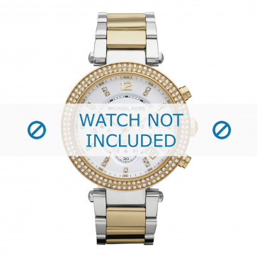 Horlogeband Michael Kors MK5626 Staal Bi-Color 12mm