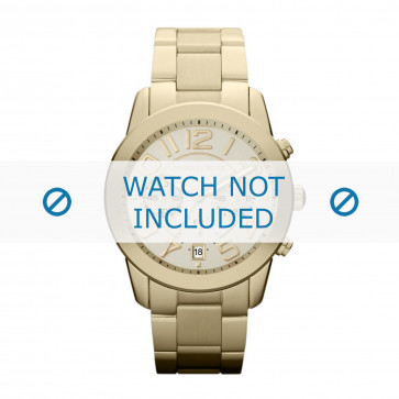 Michael Kors horlogeband MK5726 Staal Goud 22mm