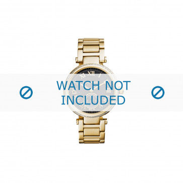 Michael Kors horlogeband MK5989 Staal Doublé