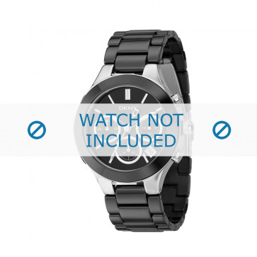 DKNY horlogeband NY-4914 Keramiek Zwart 18mm 