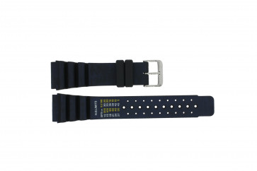 Dutch Forces horlogeband 12750-BL Rubber Blauw 24mm