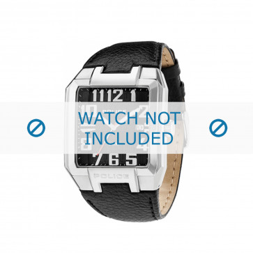 Police horlogeband PL-13751JS/02 Leder Zwart