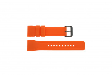 Horlogeband Pulsar W861-X006 / PQ2013X1 / PP102X Rubber Oranje 24mm