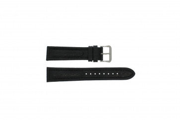 Pulsar horlogeband Y182-6C10 Leder Zwart 20mm 