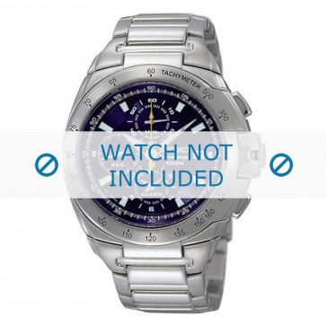 Horlogeband Seiko 7T62 0GW0 / SNAA35P1 / SNAA33P1 / SNAA31P1 Staal 13mm