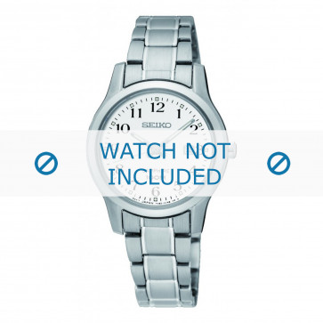 Seiko horlogeband SXDG89P1 / 7N82 0JK0 Staal Zilver 14mm