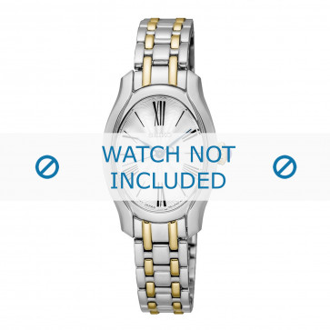 Seiko horlogeband SXGP59P1 / 1N01 0SE0 Staal Bi-Color 11mm