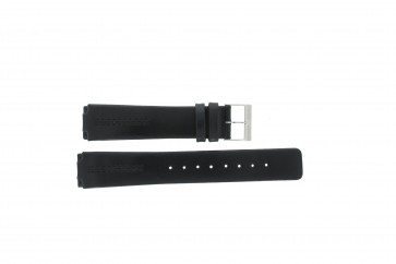 Horlogeband Skagen 433LSLC Leder Zwart 18mm