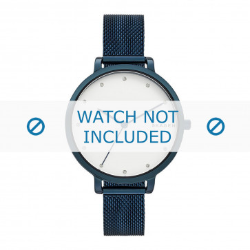 Skagen horlogeband SKW2579 Staal Blauw 12mm