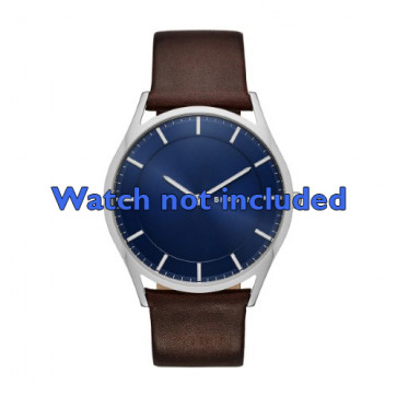 Horlogeband Skagen SKW6237 Leder Bruin 22mm