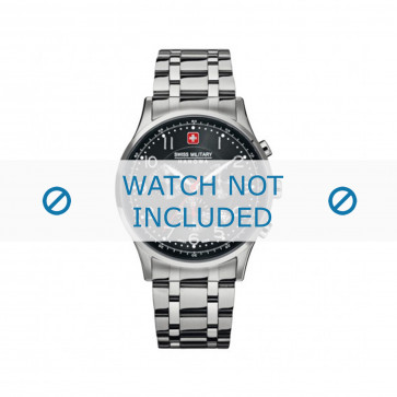 Horlogeband Swiss Military Hanowa 06-5187.04.007 Staal 22mm
