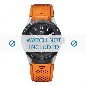 Horlogeband Tag Heuer FT6061 Silicoon Oranje 22mm