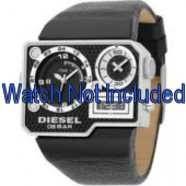 Horlogeband Diesel DZ7101 Leder Zwart 39mm