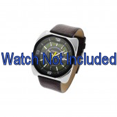 Horlogeband Diesel DZ1119 Leder Donkerbruin 26mm