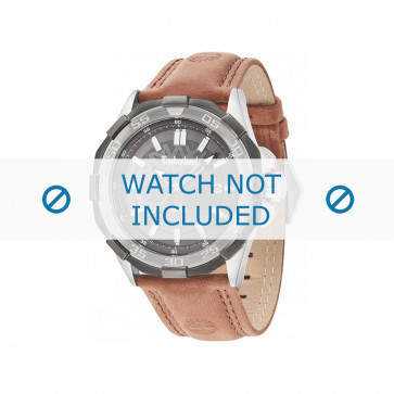 Timberland horlogeband 14098JSTU-61 Leder Bruin 26mm + bruin stiksel