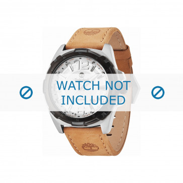 Timberland horlogeband 14248JSTB-04 Leder Bruin 24mm + bruin stiksel