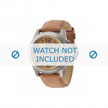Timberland horlogeband 14518JS-02 Leder Cognac 24mm + bruin stiksel