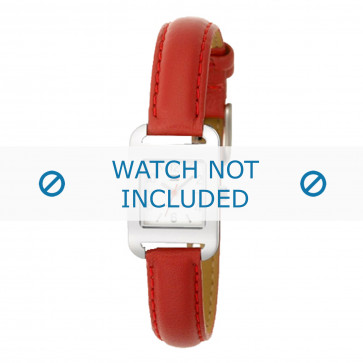 Tommy Hilfiger horlogeband TH-27-3-14-0654 / TH679300869 / 1780678 Leder Rood 12mm + rood stiksel