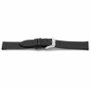 Horlogeband Universeel H123 Leder Zwart 22mm