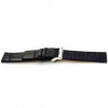 Horlogeband Universeel I145 Leder Zwart 24mm