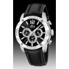 Horlogeband Lotus 15644-8 Leder Zwart 23mm
