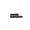 Horlogeband Universeel 61185.10.20.C Leder Zwart 20mm