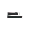 Horlogeband Lotus 18587-1 / 18587-4 Leder Zwart 22mm