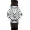 Lacoste horlogeband 2000329 / LC-09-3-14-0025 Leder Zwart 17mm + wit stiksel