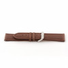 Horlogeband Universeel I370 Leder Bruin 24mm