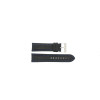 Horlogeband Universeel 394.01.05 Leder Zwart 24mm