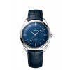Horlogeband Omega 43513402103001 Krokodillenleer Blauw 20mm