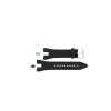 Horlogeband Seiko 7T62-0JA0 (02B) / SNAC21P1 / 4A581JT Silicoon Zwart 28mm