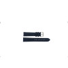 Horlogeband Universeel 805R.05 Leder Blauw 20mm