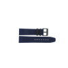 Horlogeband Universeel 83740-06-22-Z Leder/Textiel Blauw 22mm
