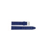 Horlogeband Universeel 850.16.18 Leder Blauw 18mm