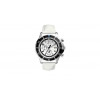 Nautica horlogeband A23092G Leder Wit 22mm + wit stiksel