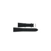 Horlogeband Armani AR0206 / AR5600 Leder Zwart 22mm